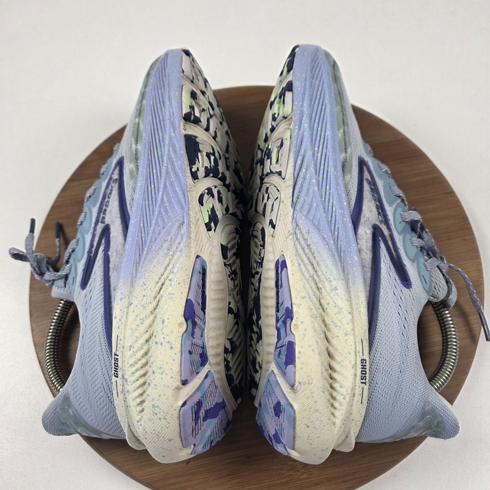 Brooks Ghost 17 Shoes Mens Size 8.5 Blue Mesh Running Sneakers 1104421D412 - Picture 10 of 16